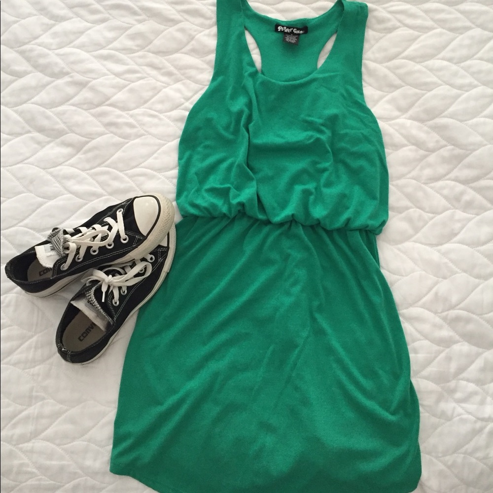 Green T-Shirt dress